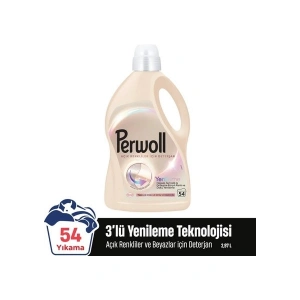 Perwoll Açık Renkliler İçin Hassas Sıvı Bakım Deterjanı 2970Ml (54 Yıkama)
