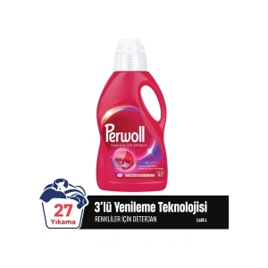 Perwoll Renkliler Hassas Bakım Sıvı Çamaşır Deterjanı 1485 ml (27 Yıkama)