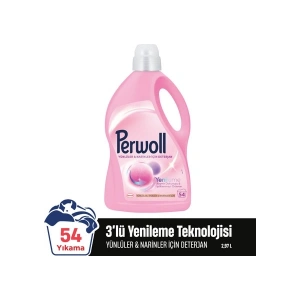 Perwoll Yünlüler ve Narinler İçin Hassas Bakım Sıvı Deterjanı 2970 ml (54 Yıkama)