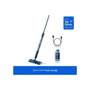 Philips 5000 Serisi OneUp Elektrikli Mop, 360° başlık ile zahmetsiz kullanım, (XV5113/01)