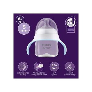 Philips Avent Doğal Tepkili Eğitici Bardak, 150ml, 6+ Ay, SCF263/61