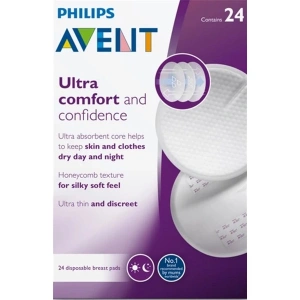 Philips Avent Tek Kullanımlık Göğüs Pedleri 24’lü Ultra İnce ve Nefes Alabilir Yapı SCF254/24