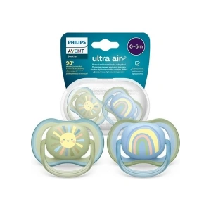 Philips Avent Ultra Air Emzik 0-6 Ay, 2li Paket, Erkek, SCF085/58