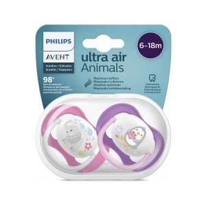 Philips Avent Ultra Air Emzik 6-18 Ay Kız, SCF080/08
