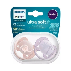 Philips Avent Ultra Soft Emzik 0-6 Ay, 2li Kız, SCF091/09