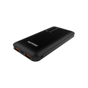 Philips DLP6812CB 10.000MAH Power Bank, Pd+2, Qc 3.0, Type-C ve 2x Usb-A Bağlantı, Siyah