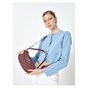 Pierre Cardin Bordo Omuz Çantası 05PO25Y1990-SMKN Br