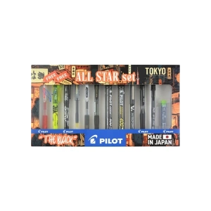 Pilot All Star The Black Set - 12li