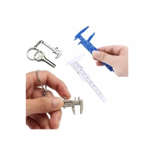 Plastik Kumpas Seti, Kalınlık Ölçer ve Mini Anahtarlık