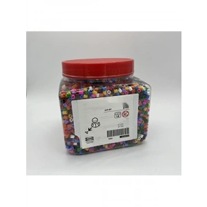 Plastik Yuvarlak Boncuk Seti - 99 Parça