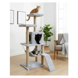 Platformlu Gri Kedi Tırmalama Kulesi, Oyun Evi