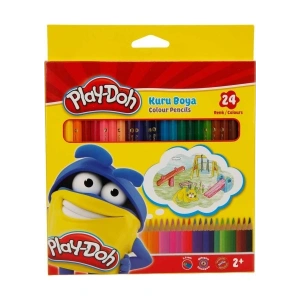 Play-Doh 24 Renk Boya Kalemi Tam Boy PLAY-KU003