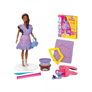 Play-Doh Barbie Fashionista Ruffles Oyuncak Bebek Seti