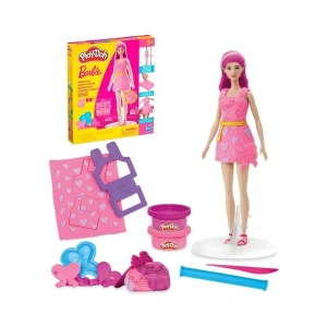 Play-Doh Barbie Kalpler ve Saç Oyun Hamuru Seti