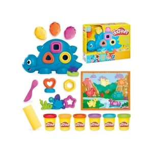 Play-Doh Başlangıç Seti Şekiller ve Renkler Dinozor Oyuncağı
