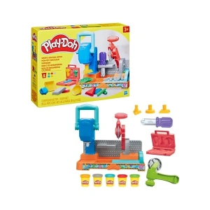 Play-Doh Damga ve Testereli Alet Tezgahı Oyun Seti