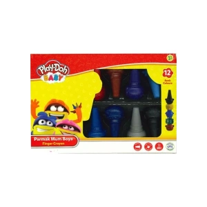 Play-Doh PLAY-CR017 Baby Parmak Mum Boya 12 Renk