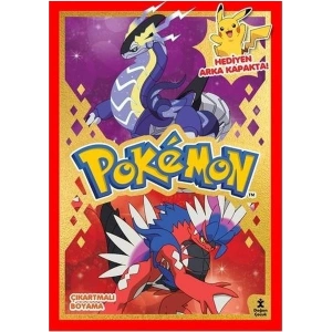 Pokemon Parti Zamanı Çıkartmalı Boyama Kitabı