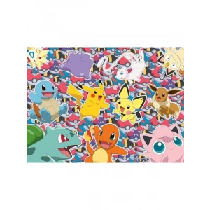 Pokemon Temalı 100 Parça Puzzle - Eğlenceli Zeka Geliştirici Oyun