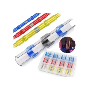Powermaster PM-24703 Dahili Lehimli Mühür Makaron 300 Adet 4 Boy Isıyla Daralan Kablo Koruması