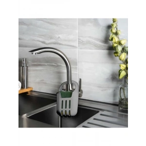 Pratik Askılı Silikon Bulaşık Süngerlik Düzenleyici - Antrasit