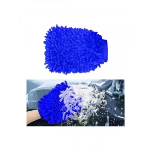 Premium Yumuşak Mikrofiber Yıkama Eldiveni, Çift Taraflı ve Çizilmez