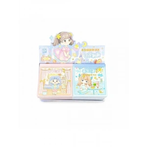 Prenses Tasarımlı 24 Sayfa Sticker Kitabı - 1 Adet