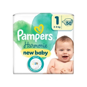 Prima Harmonie 1 Numara Bantlı Bebek Bezi 50 Adet 2 - 5 kg Cilt Koruma Sağlayan