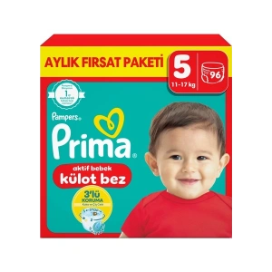 Prima Külot Bebek Bezi 5 Beden 96 Adet