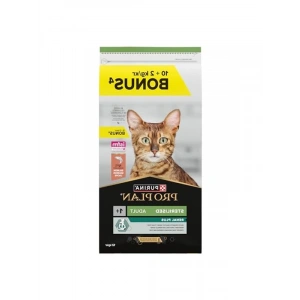 PRO PLAN Sterilised Somonlu Kuru Kedi Maması 10 kg +2 kg Hediye