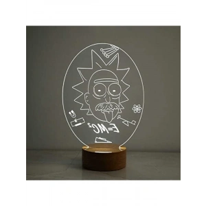 Profesör Rick Masa Lambası Ahşap Taban