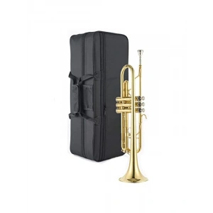 Profesyonel Bb Trompet, Si Bemol, Çantalı ve Kolay Taşınabilir Set
