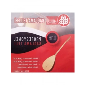 Profesyonel Kısa Sap Saz Teli Takım Seti