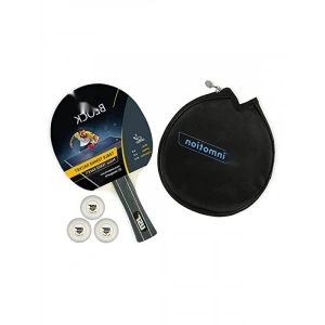 Profesyonel Masa Tenisi Raket Seti + 3 Top + Kılıf