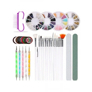 Profesyonel Tırnak Desen Seti, Çok Renkli