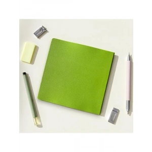 PU Deri Çizgisiz Not Defteri - 16,5x16,5 cm, 96 Yaprak