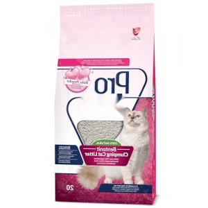 Pudra Kokulu Bentonit Kedi Kumu - 20 L