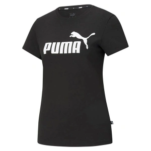 Puma ESS Logo Tee Siyah Kadın Kısa Kol T-Shirt