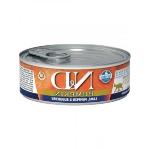 Pumpkin Yaş Kedi Maması, Kuzu & Yabanmersinli, Yetişkin, 70 Gr