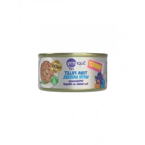 Purrfect Ton Balıklı & Midyeli Yaş Kedi Maması 70 gr Tiftiklenmiş Tahılsız Konserve