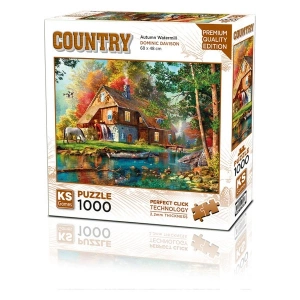 Puzzle 1000 Autumn Watermill