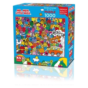 Puzzle 1000 Mr Men Lisanslı 1000 Parça Yetişkin Pu