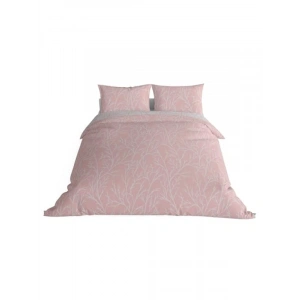 Queen Size Pembe Saten Nevresim Seti