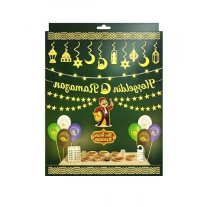 Ramazan Dekorasyon Seti, 10 Adet Led Süs ile