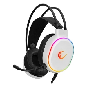 Rampage ROGUE Beyaz USB 7.1 Surround RGB Ledli Gaming Oyuncu Mikrofonlu Kulaklık