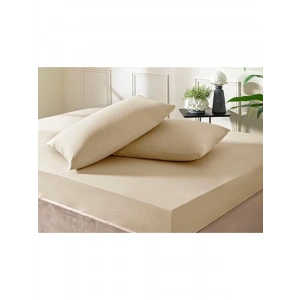 Ranforce King Size Fitted Çarşaf Seti, Vizon Renk Seçeneği ile Rahatlık