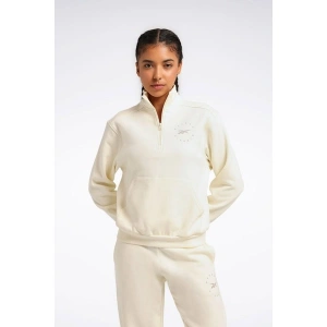 Reebok Q3 Ide Fleece Mıdlayer Bej Kadın Sweatshirt