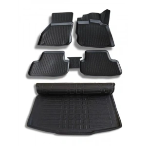 Renault Clio 4 İçin 3D Havuzlu Paspas - 2012-2019 Arası