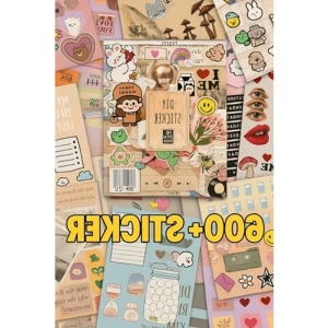 Rengarenk Sticker Kitabı - 24x17 cm, 16 Sayfa Özel Tasarım