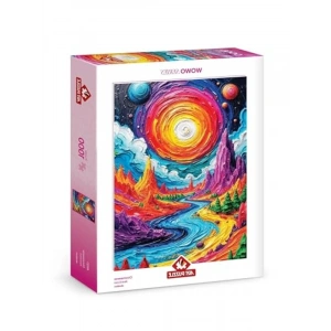 Renk Evreni Temalı 1000 Parça Puzzle ile Eğlenceli Zaman